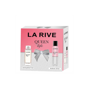 Kit Perfume Feminino Queen of Life La Rive 75ml + Desodorante 150ml