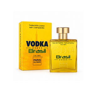 Perfume Masculino Vodka Brasil Amarelo Paris Elysees 100ml